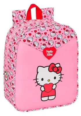 Imagen del producto de Mochila mini Safta Hello Kitty, 6 litros, 22x27x10 cm, color rosa, para niños, talla única