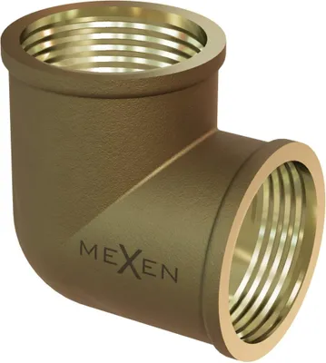 Produktbild von Mexen BRASS Messing-Winkel 3/8 IG x 3/8 IG - W97402-3838