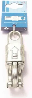 Produktbild von SB-Panikhaken 255/105 mm verzinkter Stahl