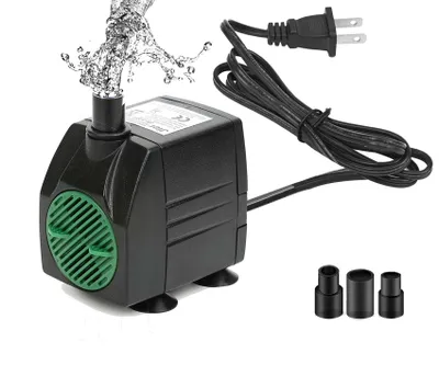 Produktbild von Wasserpumpe Für Aquarium Springbrunnen Teich Wasserspeier Leise Effizient 800 L/H 12W Schwarz