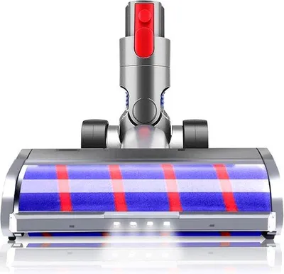 Produktbild von Ersatzteile für weiche Staubsaugerhülsen für Dyson Staubsaugermodelle 7, 8, 10, 11, 15, Animal, Cyclone, Absolute, Fluffy, Motorhead, für harte Holzböden, mit 4 LED-Lampen, nicht für balke oder schlanke Modelle geeignet