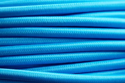 Immagine prodotto di Cavo di alimentazione tessile 3x0,75mm² blu neon