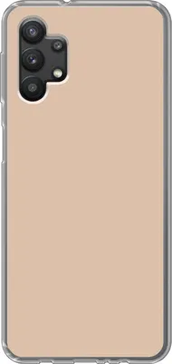 Produktbild von MuchoWow® Handyhülle Schutzhülle Hülle für Telefoonhoesje Samsung Galaxy A32 5G Beige - Farben - Unifarben Silikon Softcase Handy Hülle - Softcase
