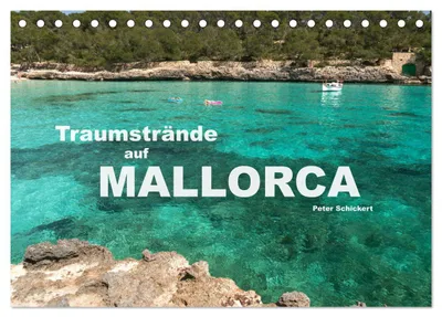 Produktbild von Traumstrände auf Mallorca (Tischkalender 2027 DIN A5 quer), CALVENDO Monatskalender