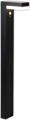 Produktbild von Näve Leuchten LED Solar Außensockelleuchte "FILIUS" H: 50cm LED Solar Außensockelleuchte "FILIUS" H: 50cm LED Solar Außensockelleuchte "FILIUS" H: 50cm, Lampe für den Außenbereich im Modern-Style, aus Metall und Kunststoff in anthrazit, 16,5 x 9,5 x 50 cm, mit LED Platine – mit Schiebeschalter – Dämmerungssensor – Bewegungsmelder