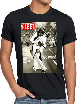 Produktbild von style3 We won Herren T-Shirt han leia vintage kiss rebellen allianz
