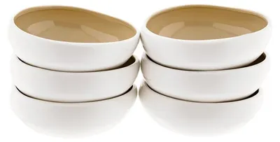 Obrázek produktu pro Sada 6 misek na müsli Wave Cream z kvalitního porcelánu – 12 x 4,5 cm