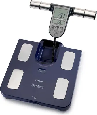 Obrázek produktu pro Omron BF511 Čtverec Modrá Elektronická osobní váha