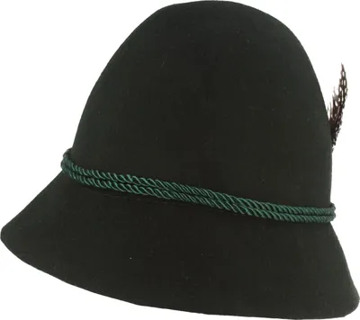 Kinder Trachtenhut mit Feder von Hut-Breiter in grün