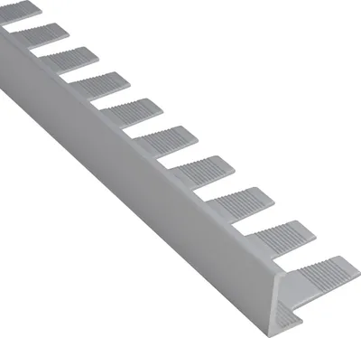 Produktbild von Alu L-Profil biegbar Fliesenschiene Schiene silber L270cm 10mm matt