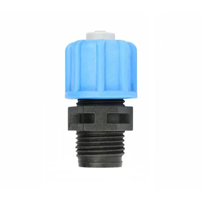 Produktbild von GT PP Schlauchverschraubung / Einverschraubung G1/2" auf 4x6mm (IDxAD) - 4x6mm Innen- x Aussendurchmesser Schlauchanschluss, FKM Dichtring