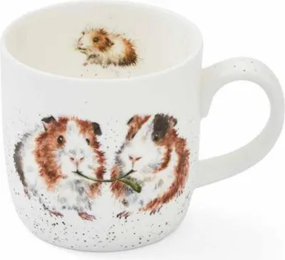 Produktbild von Wrendale Designs Porzellan-Becher Meerschweinchen Freunde