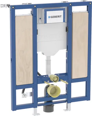 Produktbild von Geberit WC-Element, Duofix, 1120mm, UP-Spülkasten 12cm, barrierefrei, blau, 1 Stk.