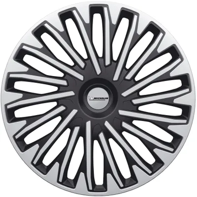 Produktbild von Michelin Radkappe 16" Zoll Radzierblenden Satz schwarz/silber 009030