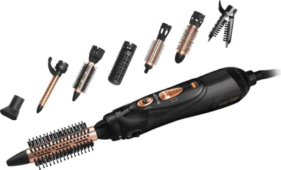 Zdjęcie produktu dla Sencor SHS 8550BK, Multistyler, Airflow, Przyciski, Czarny, Oczko do wieszania, 1000 W