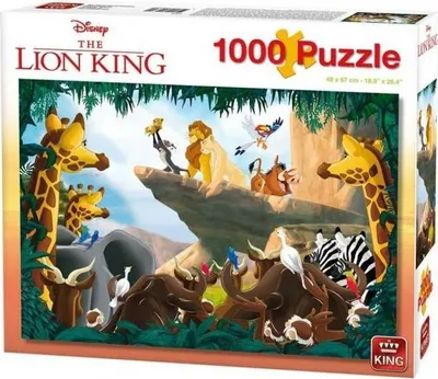 Produktbild von puzzle DisneyDer Löwe King1000 Teile