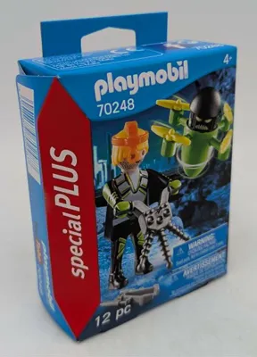 Produktbild von PLAYMOBIL, Agent mit Drohne, Special Plus, 70248