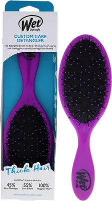 Produktbild von Wet Brush Custom Care Thick Hair Detangler (Purple)