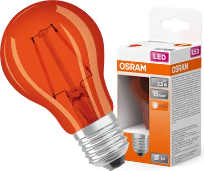 Zdjęcie produktu dla Żarówka LED Osram STAR Orange 1500 K 2,5 W E27 G