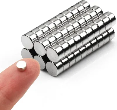 Produktbild von Magnete Klein, 60 Stück 5 mm x 3 mm Neodym Magnete Extra Stark, Magnete Stark, Magnet Rund, Mini Magnete Whiteboard