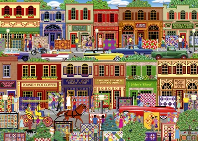 Immagine prodotto di ALIPSON Festival del Puzzle Patchwork 1000 pezzi