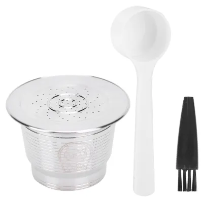 Produktbild von Kaffeekapsel-Set aus Edelstahl 304 – wiederverwendbares, nachfüllbares Filter-Kaffeezubereitungszubehör