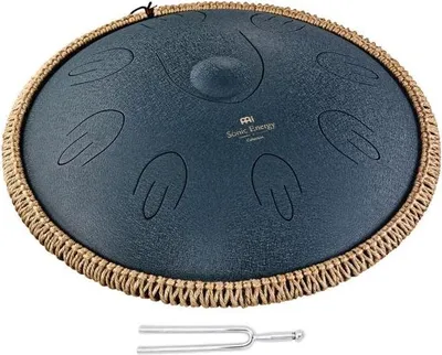 Zdjęcie produktu dla MEINL Sonic Energy Steel Tongue Drum OSTD2NB z widełkami stroikowymi