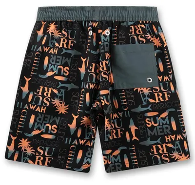 Produktbild von Sanetta Jungen-Badehose schwarz | Kinder Badehose – für Schwimmbad & Strand