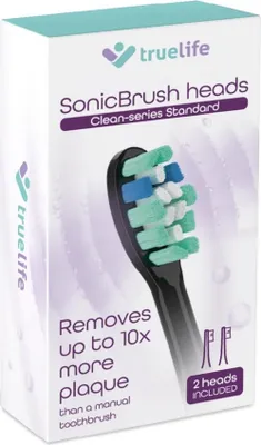 Zdjęcie produktu dla Szczoteczka soniczna TrueLife SonicBrush Clean-series Standard czarna 2 x