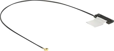 Zdjęcie produktu dla DeLOCK 86270, 2 dBi, 2.4 - 2.4835 / 5.15 - 5.875 GHz, IEEE 802.11a, IEEE 802.11ac, IEEE 802.11b, IEEE 802.11g, IEEE 802.11h, IEEE 802.11n, 50 Ω, Czarny, Szary, 0,2 m