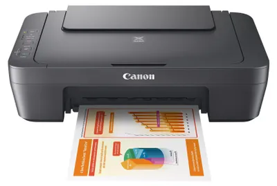Produktbild von Canon PIXMA MG2556S, Tintenstrahl, Farbdruck, 4800 x 600 DPI, Farbkopieren, A4, Grau