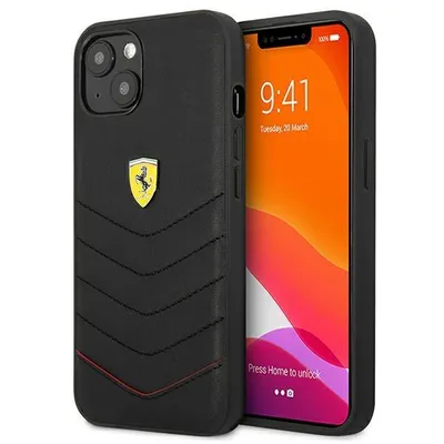 Produktbild von Ferrari Fehcp13Srquk Iphone 13 Mini 5,4 Czarny/Schwarz Hardcase Off Track Gesteppt