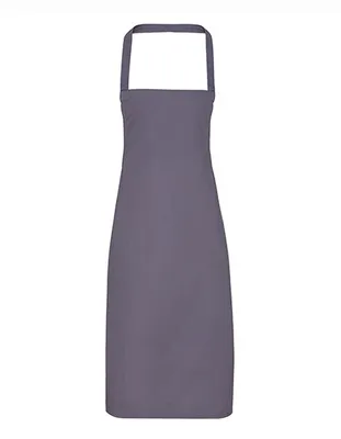 Produktbild von Premier Workwear PR102 | Baumwolle Apron (No Pocket) - 60 x 87 cm - Farbe: Dark Grey (ca. Pantone 431) - Größe: 60 x 87 cm