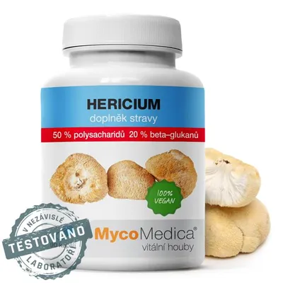 Obrázek produktu pro MycoMedica Hericium 50 % 90 kapslí