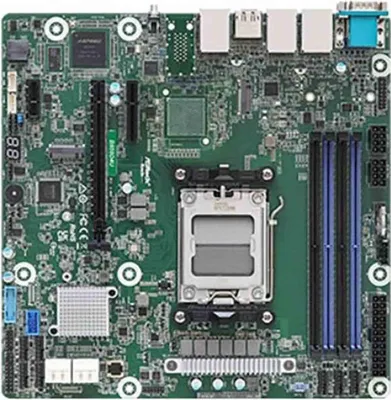 Produktbild von ASROCK B650D4U-2L2T/BCM, Mainboard, Micro ATX, AMD AM5, 4x DDR4, PCIe 4.0, HDMI, USB 3.2, robuste Leistung.
