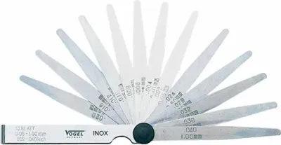 Zdjęcie produktu dla Szczelinomierz 13 Listków 0,05 - 1,00 Mm