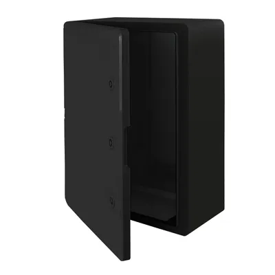 Produktbild von Schaltschrank ABS 600x800x260 Schwarz Kunststoff IP65 Gehäuse Schrank Industriegehäuse Leergehäuse