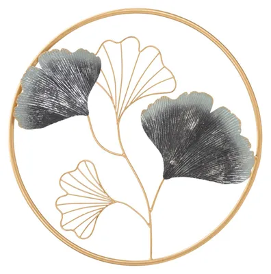 Zdjęcie produktu dla Panel ścienny o Ferretti Flower Simple Ø 45,5x3,5 cm wielokolorowy