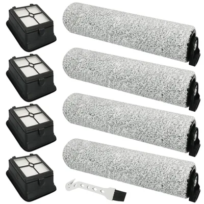 4 Ersatzbürstenrollen + Filter für Tineco iFloor 3/S3