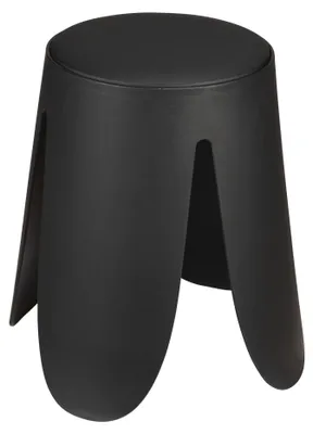 Produktbild von WENKO Badhocker Mod. Comiso Schwarz matt, belastbar bis 180 kg