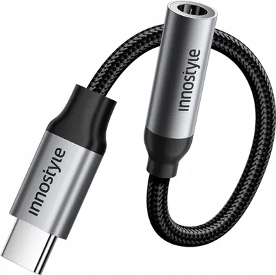 Immagine prodotto di Innostyle Adattatore Usb-C Mini Jack 3,5 Adattatore Cavo Aux Per Dac Samsung
