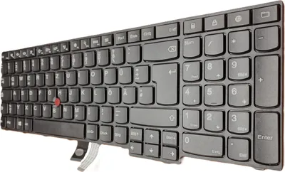 Produktbild von DEUTSCHE-Tastatur Keyboard kompatibel für Lenovo Thinkpad Edge E555