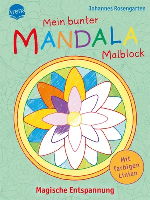Produktbild von Mein bunter Mandala-Malblock. Magische Entspannung