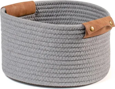 Obrázok produktu pre H&H sivý okrúhly kôš cm 30x18h