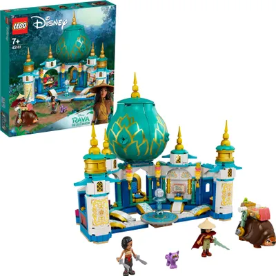 Produktbild von LEGO 43181 Disney Princess Raya und der Herzpalast, Schloss aus dem Film Raya und der letzte Drache, Spielzeug mit Mini-Puppen von Raya und Namaari