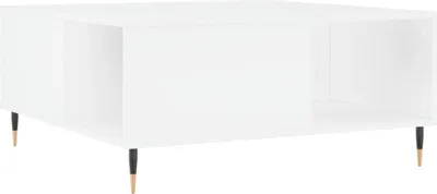 Produktbild von vidaXL Couchtisch Weiß 80x80x36,5 cm Holzwerkstoff
