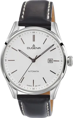 Produktbild von Dugena 4461011 Herren-Armbanduhr, Edelstahl-Gehäuse, Leder-Armband