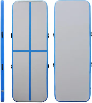 Produktbild von Airtrack/Tumbling/Gymnastik Turnmatte, aufblasbar, L.: 3m H.: 10cm, inkl. elektr. Pumpe/Tasche/Reperaturset