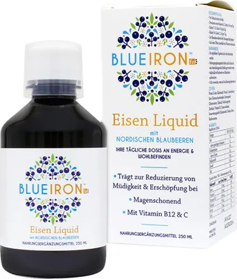 Image de BlueIron Fer liquide pour votre bien-être, solution de 250 ml