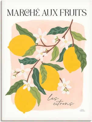 Produktbild von ARTland Leinwandbild Marche aux Fruits II Größe: 30x40 cm